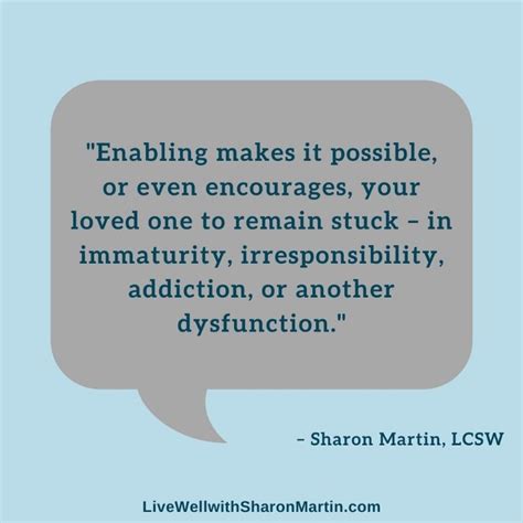 What Is Enabling And How Do I Stop Live Well With Sharon Martin