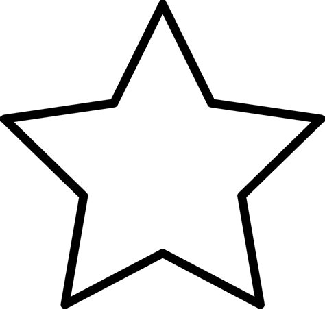 Black Star Star Template Printable Star Coloring Pages Star Template