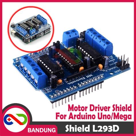 Jual Cnc L293 L293d Motor Driver Shield For Arduino Mega Uno Nano Di