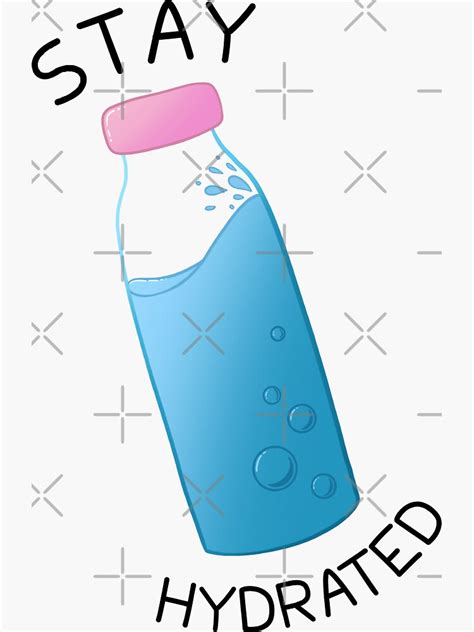 Stay Hydrated Sticker For Sale By Atakji Redbubble