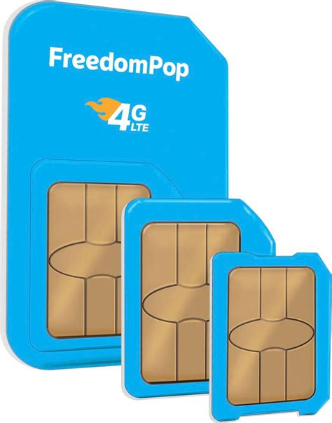 Best Buy Freedompop Nationwide 4g Lte 3 In 1 Basic Free Sim Card Kit