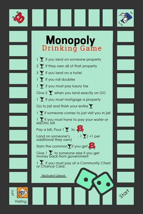 Monopoly Rules Printable Web These Rules Are To Be Used With My