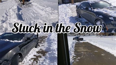 Shoveling Snow Car Stuck In Snow How To Get A Car Unstuck In Snow