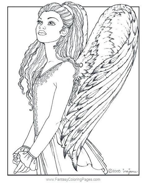 Angel Coloring Pages For Adults At Free Printable