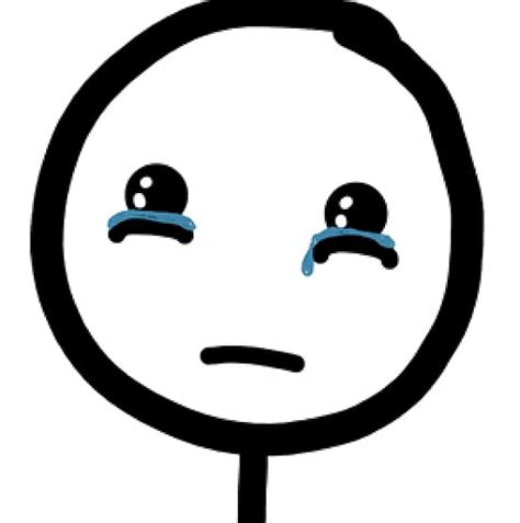 Stickman Sketch Tears Crying Internet Meme Happiness Super Sad Face