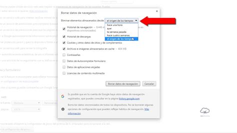 Cómo limpiar el Cache de Google Chrome YouTube