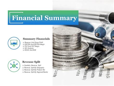 Financial Summary Ppt Outline Powerpoint Design Template Sample