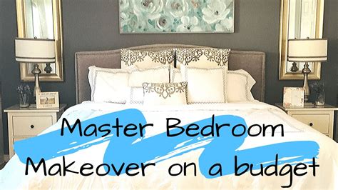 Master Bedroom Makeover On A Budget Youtube
