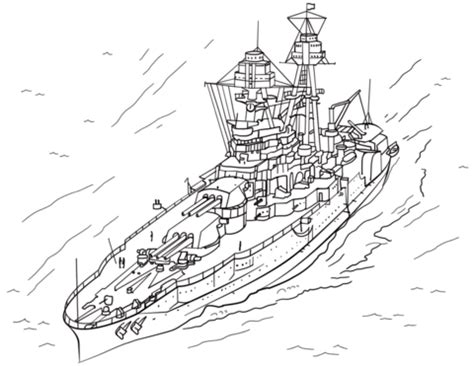 Simplistic pirate ship coloring page pages kids pinterest ships free. USS Arizona coloring page | Free Printable Coloring Pages