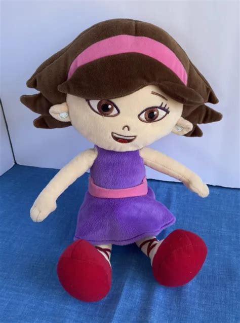 Disney Little Einsteins June 15” Plush Big Hugs Doll Cute Purple