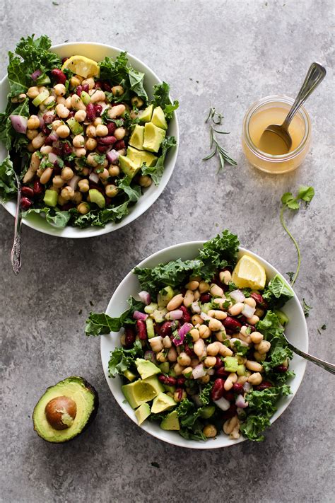 Maybe you would like to learn more about one of these? Oil-Free Rosemary Three Bean Salad | Recipe | Red beans ...