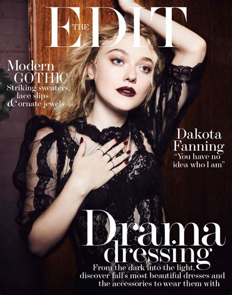 Dakota Fanning In The Edit Magazine October 2016 Issue Hawtcelebs