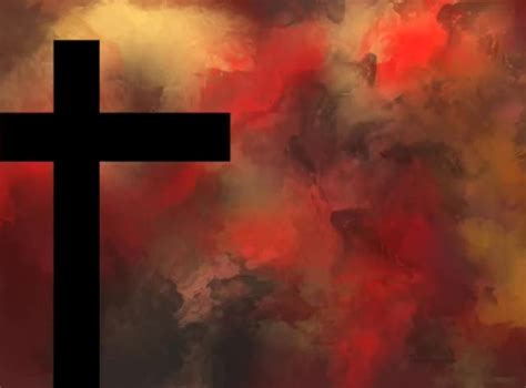 Cross On Abstract Red Background Kyle Bradley Sermonspice