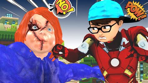 Avenger Nick Iron Man Hero Combat Giant Chucky Save Blind Mother