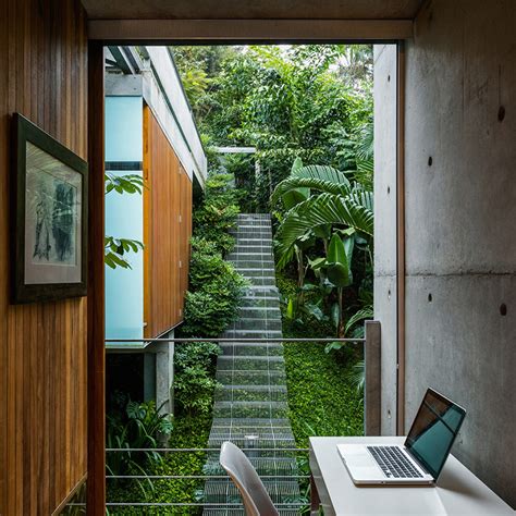 Landscape Design Idea Low Impact Stairs That Allow Plants To Grow