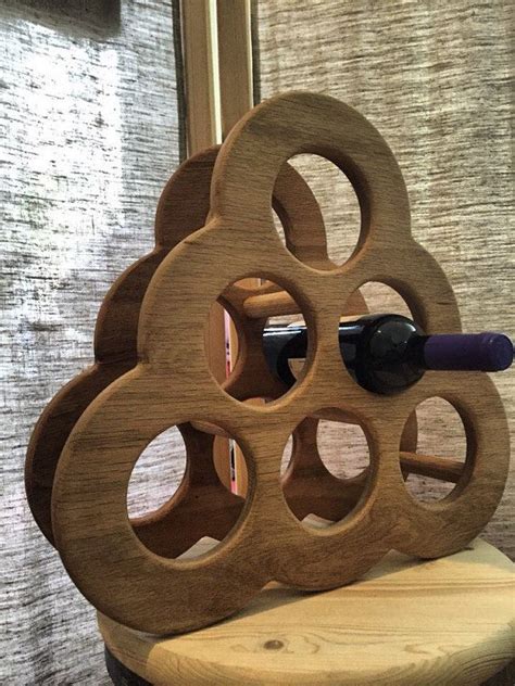 Solid Oak Wine Rack Wine Bottle Holder Wine Shelf Tactile Finish