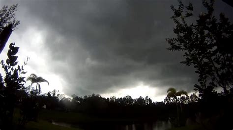Florida Thunderstorm Morning Time Lapse Youtube