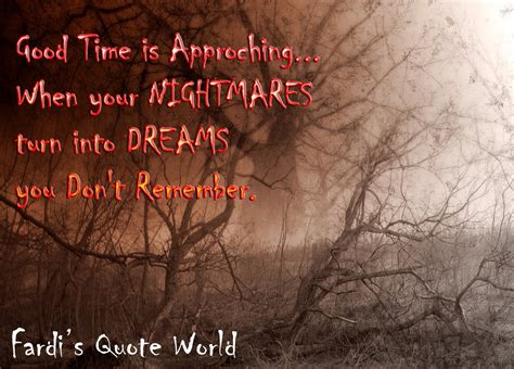 Quotes About Nightmares Quotesgram
