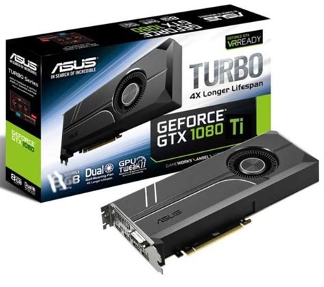 ASUS GeForce GTX Ti GB GDDR X Bit TURBO GTX TI G Placa