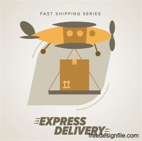 Express Delivery Poster Template Vectors Design Eps Uidownload