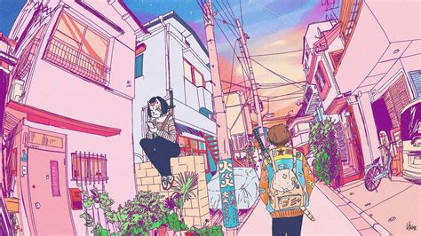 Aesthetic Anime Art Desktop Wallpapers Top Nh Ng H Nh Nh P