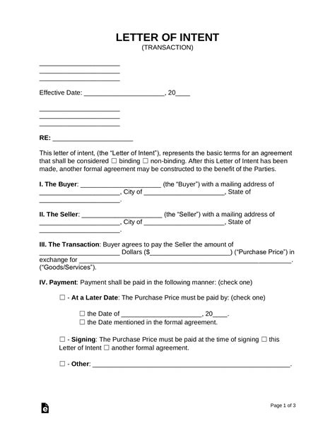 Free Letter Of Intent To Sue Template
