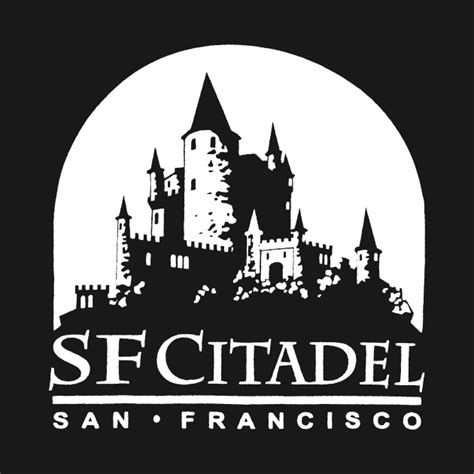 Sf Citadel Logo In White Bondage Bdsm T Shirt Teepublic