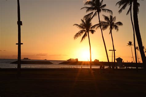 Oahu Photos Magic Island Sunset