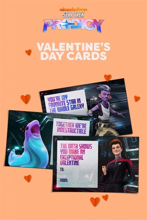 Star Trek Prodigy Valentines Day Cards Nickelodeon Parents