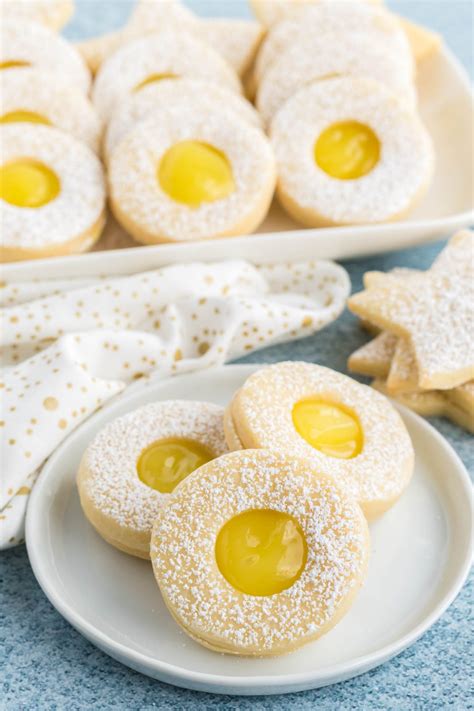Lemon Shortbread Cookies Tastes Of Homemade
