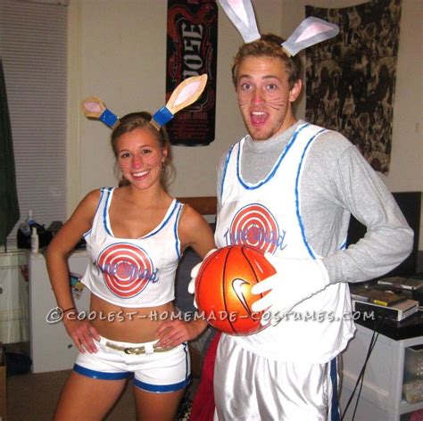 Last Minute Space Jam Bugs Bunny And Lola Bunny Couple Costume