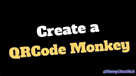 Create a QR Code Monkey [Step-by-Step tutorial] - YouTube