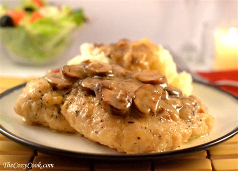 The sauce is tasty over steamed vegetables as well. Chicken Marsala - The Cozy Cook | Recipes, Marsala chicken ...