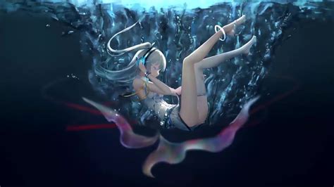 underwater anime girl live wallpaper wallpaperwaifu