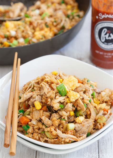 I also have the best tricks and tips to make sure this turns out perfectly every time. Sriracha chicken fried rice — better than takeout, and ...