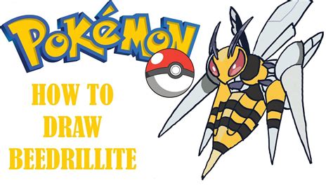 How To Draw Mega Beedrill Beedrillite Mega Pokemon Youtube