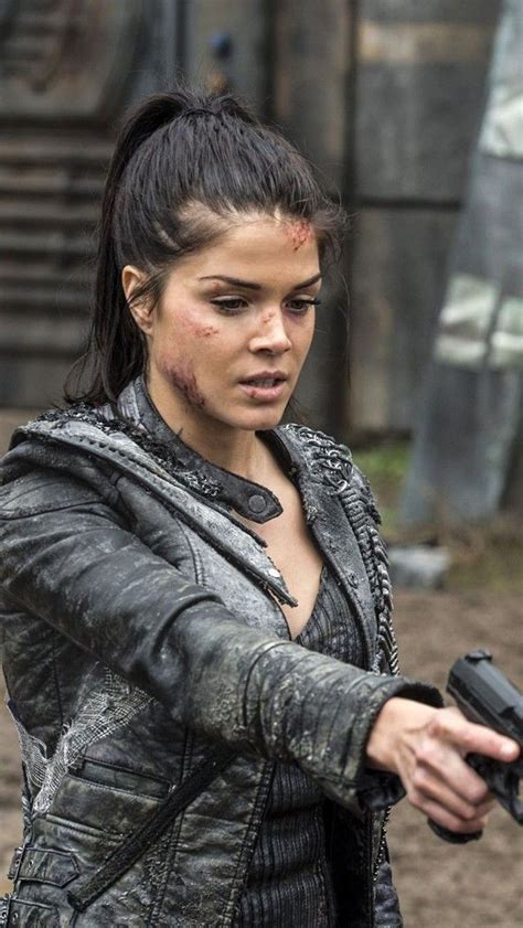 Octavia Blake The 100 Wallpaper Screen Lock Marie Avgeropoulos The 100 Show The 100 Poster