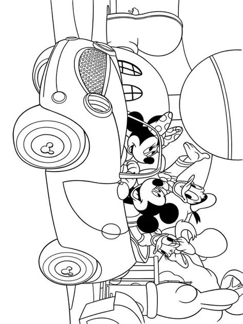 Free Coloring Pages Of Mickey Mouse Clubhouse - coloringpages2019