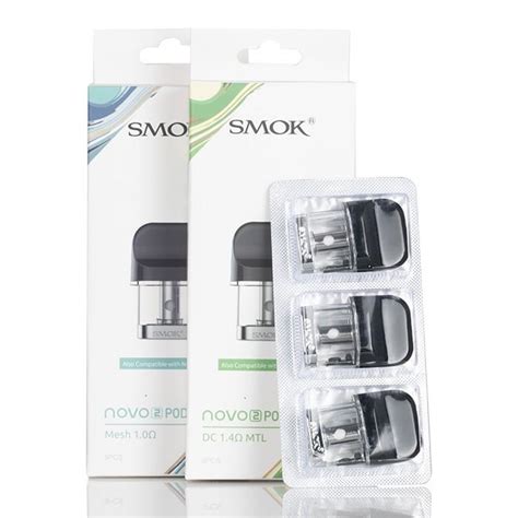 Smok Novo 2 Pods 3pcs Mesh 10coil Empire Smoke Distributors