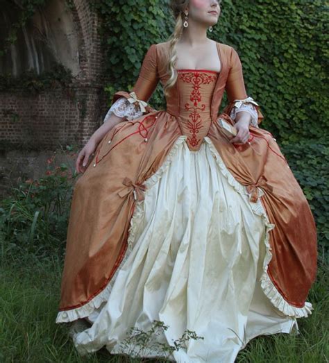 Late 18th Century French Court Gown 18th Century Dress Historical