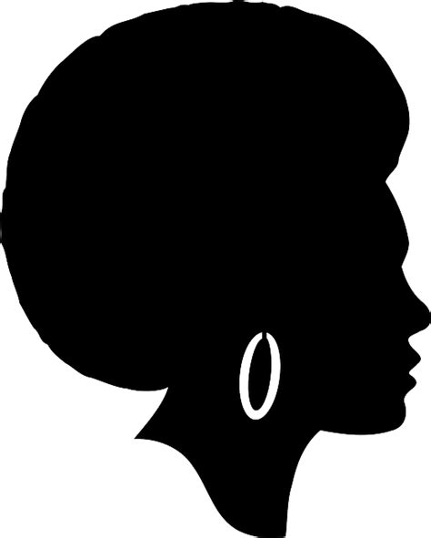 a black woman silhouette silhouette clip art black girl art black women art hair clipart