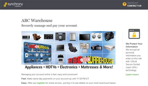 Accept credit cards wherever you are: Syncb/ABC Warehouse | Syncb ABC Warehouse Credit Card - MyCheckWeb.Com