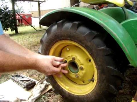 Tools needed and techniques for changing you own riding mower or garden tractor tires at home. John Deere Garden Tractor Rear tire swap - YouTube