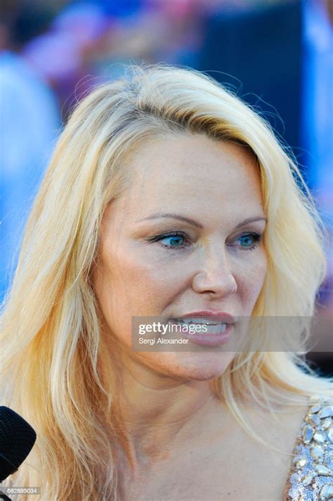 Pamela Anderson Attends Paramount Pictures World Premiere Of News