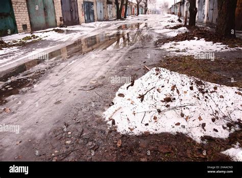 Snow Texture On Ground Hi Res Stock Photography And Images Alamy