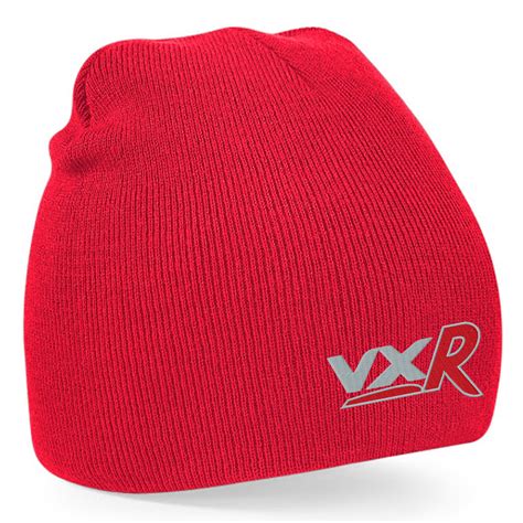 Personalised Embroidered Beanie Hat Vauxhall Vxr Logo Work Sport