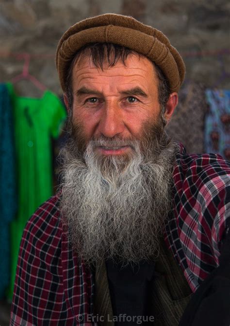 Portrait Of An Afghan Man In The Market Border With Afghanistan