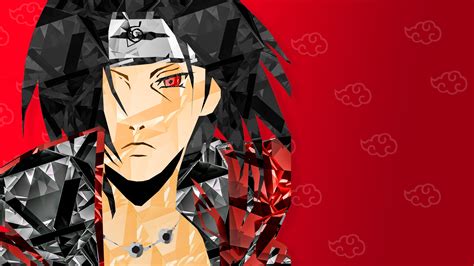 Uchiha Itachi Digital Art Naruto Shippuuden Manga