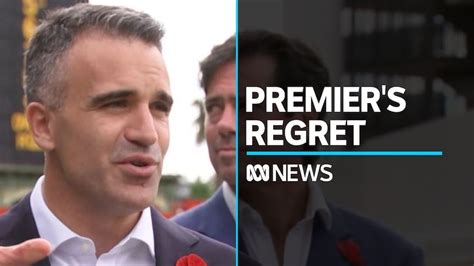 sa premier says he regrets using sexist term abc news