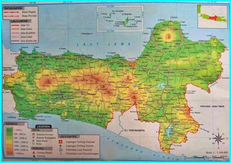 √ Peta Jawa Tengah Penjelasan Lengkap Sindunesia